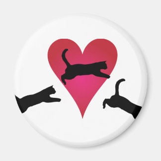 Leaping into your cat heart magnet
