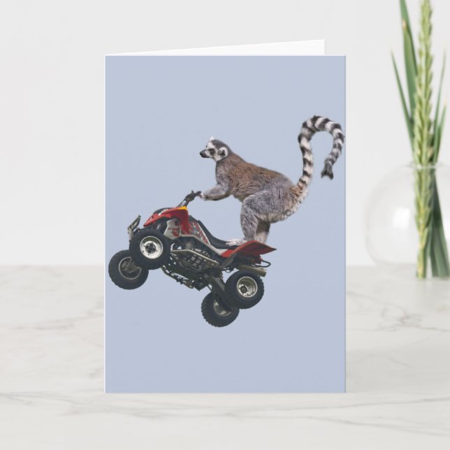Leaping Lemur Card (Front)