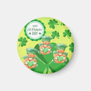 Leaping Leprachauns! St Pattys Day Magnet