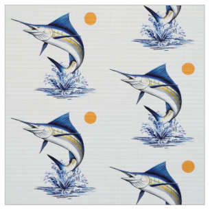 Leaping Marlin Fabric