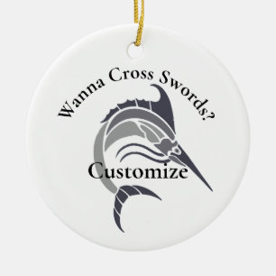 Leaping Swordfish Thunder_Cove Ceramic Ornament