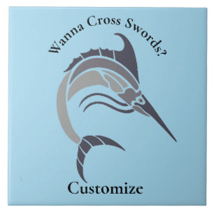 Leaping Swordfish Thunder_Cove Ceramic Tile