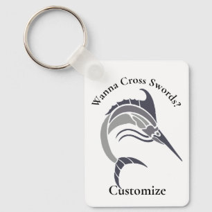 Leaping Swordfish Thunder_Cove Key Ring
