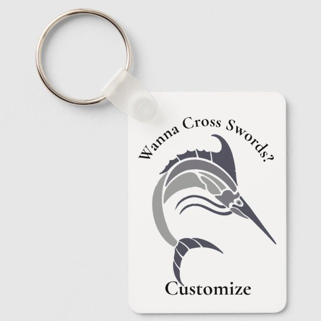 Leaping Swordfish Thunder_Cove Key Ring (Front)