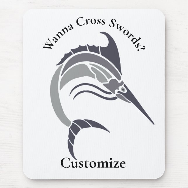 Leaping Swordfish Thunder_Cove Mouse Pad (Front)