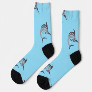Leaping Swordfish Thunder_Cove Socks