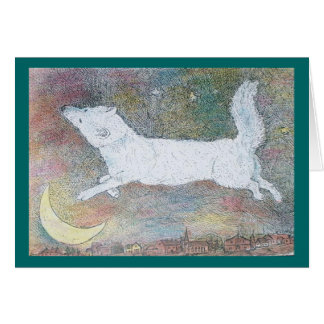 leaping wolf