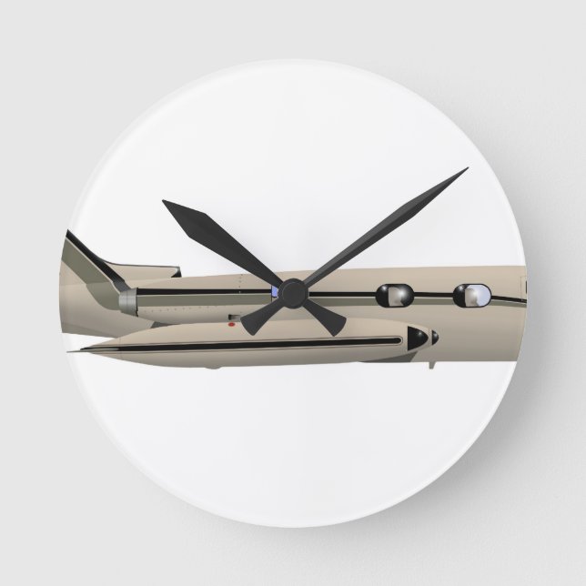 Learjet 23 round clock (Front)
