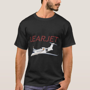 Learjet Aeroplane Flying Pilot T-Shirt