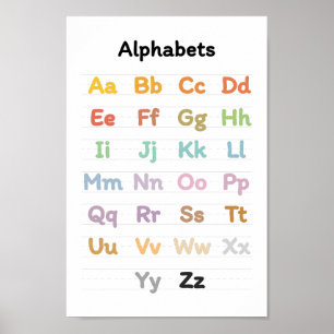 Learn Alphabets  Poster