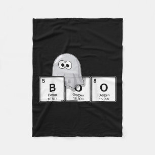 Learn Chemistry With Ghosts Teacher Boo Halloween Fleece Blanket