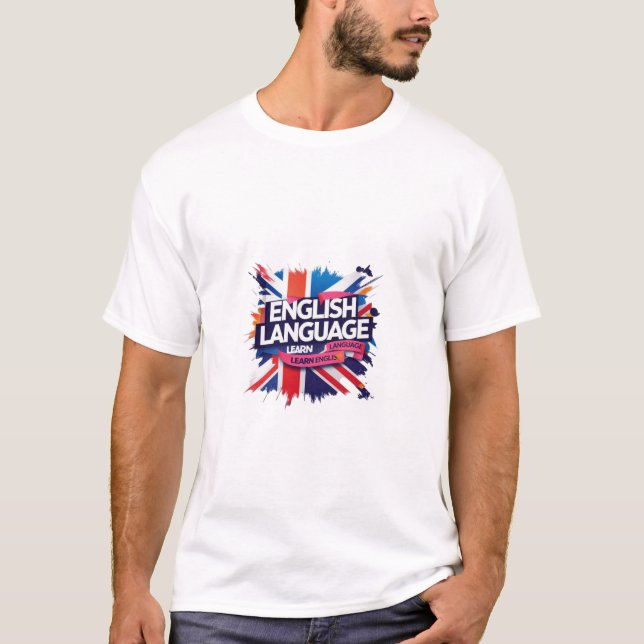 Learn English"  T-Shirt (Front)