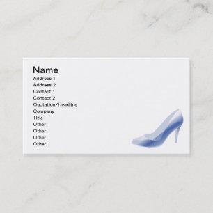 Learn from Cinderella's Shoe Business Card