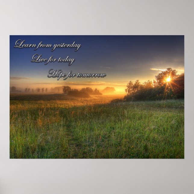 Learn from yesterday..... poster (Front)