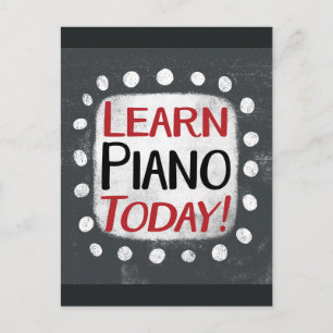Learn Piano Today Postcard