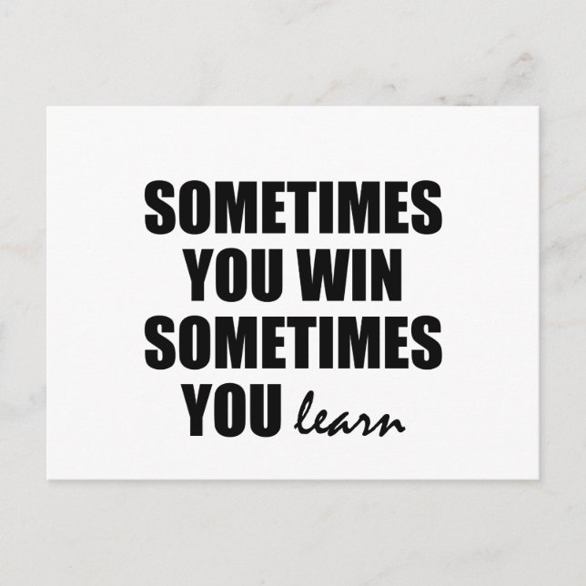 learn postcard (Front)