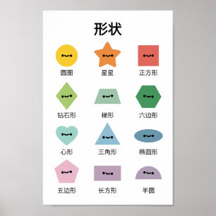 Learn Shapes (in Mandarin)  Poster