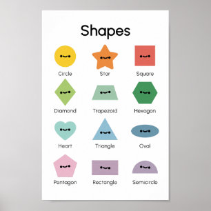 Learn Shapes  Poster