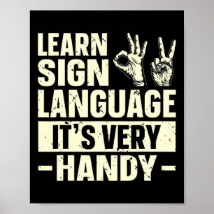 Learn Sign Language It's Very Handy ASL Awareness 