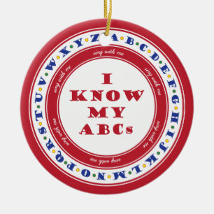 Learn the Alphabet Ornament