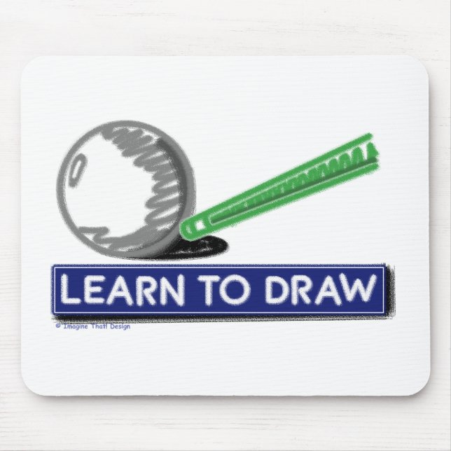 Learn to Draw Mouse Pad (Front)