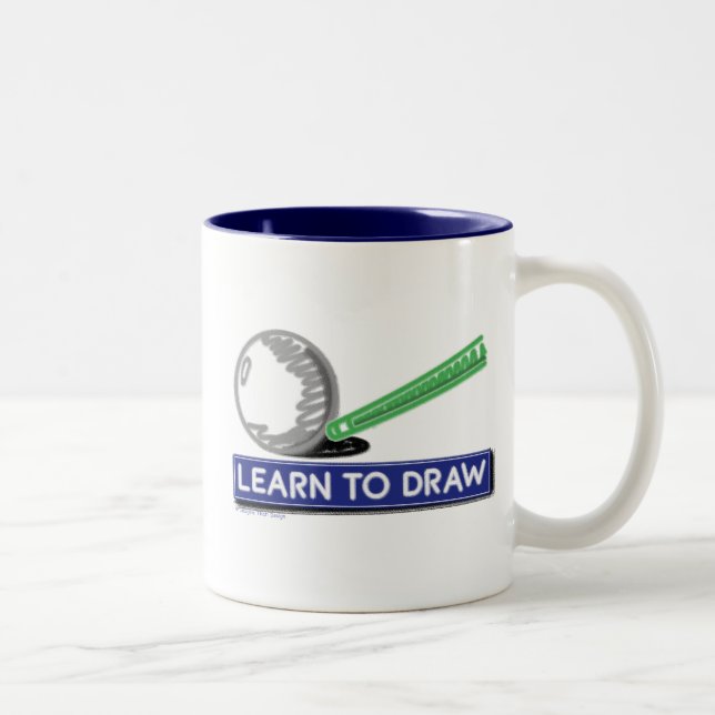 Learn to Draw Two-Tone Coffee Mug (Right)