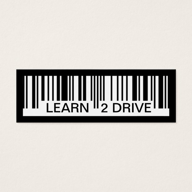 learn to drive barcode (Front)