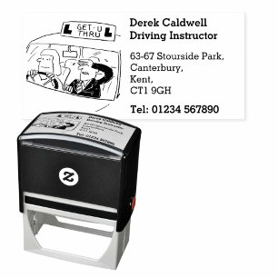 Learn to Drive Driving Instructor Business Self-inking Stamp