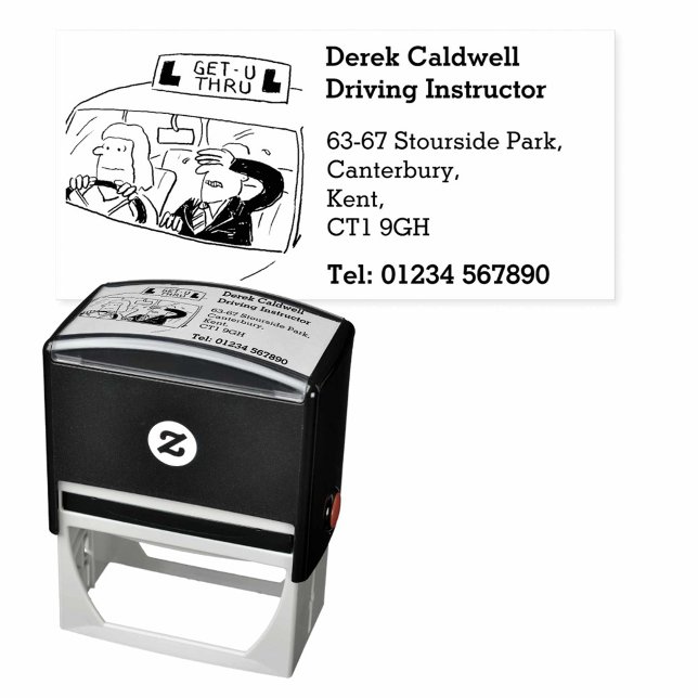 Learn to Drive Driving Instructor Business Self-inking Stamp (Creator Uploaded)