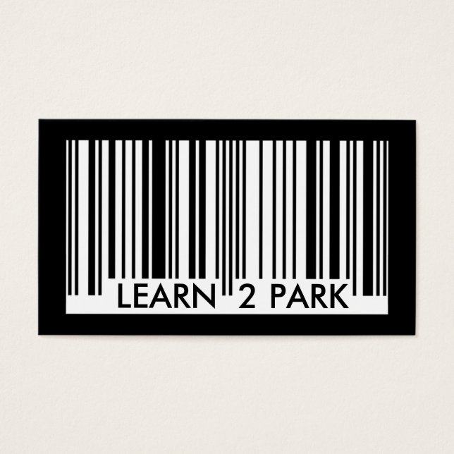 learn to park barcode (Front)