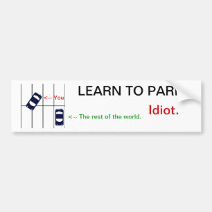Learn to PARK Bumper Sticker