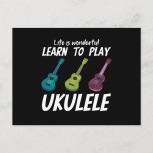 Learn to play Ukulele Holiday Postcard