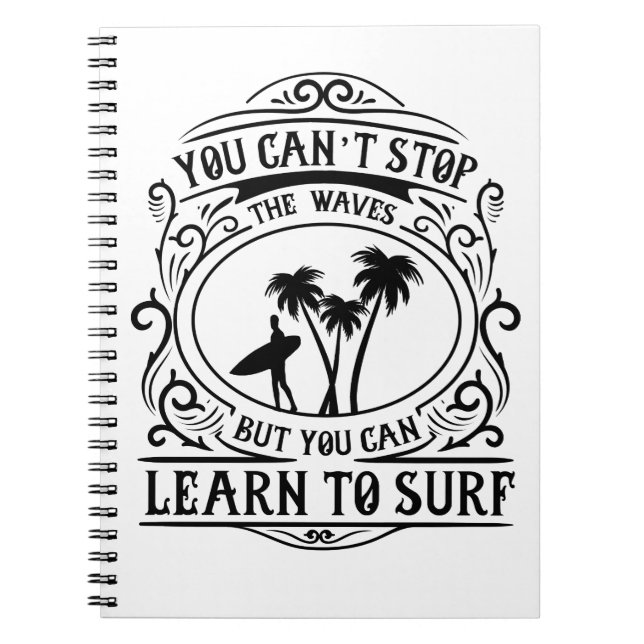 Learn to Surf Notebook (Front)