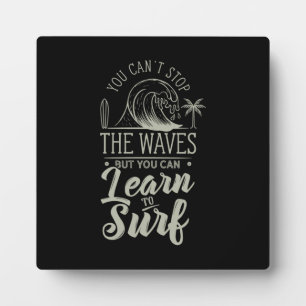 Learn To Surf Plaque