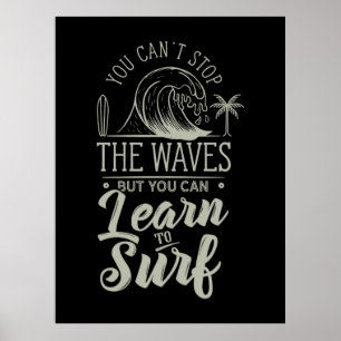 Learn To Surf Poster