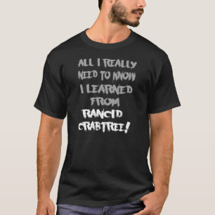 Learned From Rancid Crabtree T-Shirt-(Dark) T-Shirt
