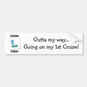 Learner Cruiser Bumper Sticker