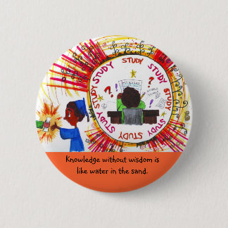 Learning 6 Cm Round Badge