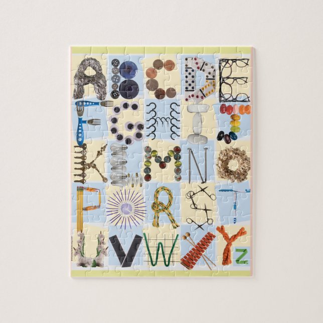 Learning ABC Puzzle | Kids Picture Alphabet Puzzle (Vertical)