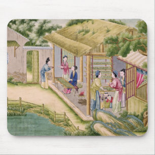 Learning about Silkworms Mouse Pad