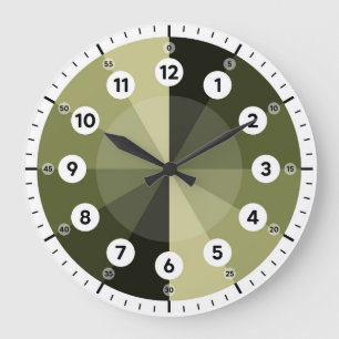 Learning Clock - Telling Time - Forest Green