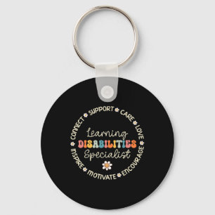Learning Disabilities Specialist Appreciation Back Key Ring