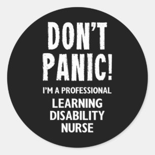 Learning Disability Nurse Disabilities Awareness Classic Round Sticker