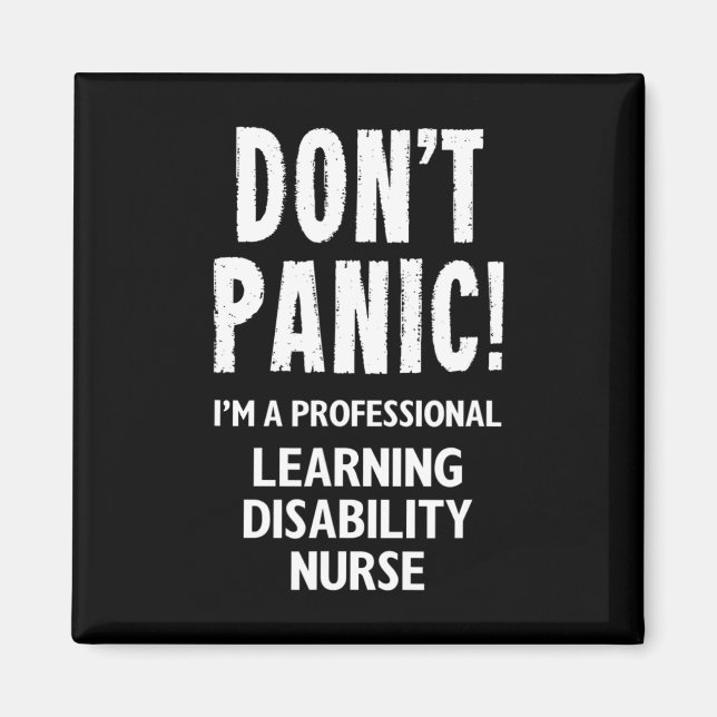Learning Disability Nurse Disabilities Awareness Magnet (Front)