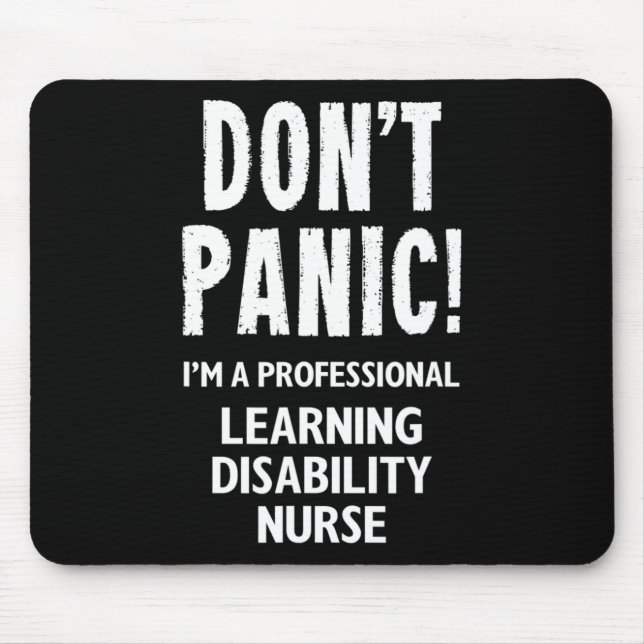 Learning Disability Nurse Disabilities Awareness Mouse Pad (Front)