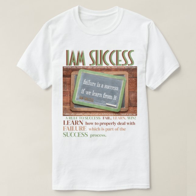 LEARNING FROM FAILURE T-Shirt (Design Front)