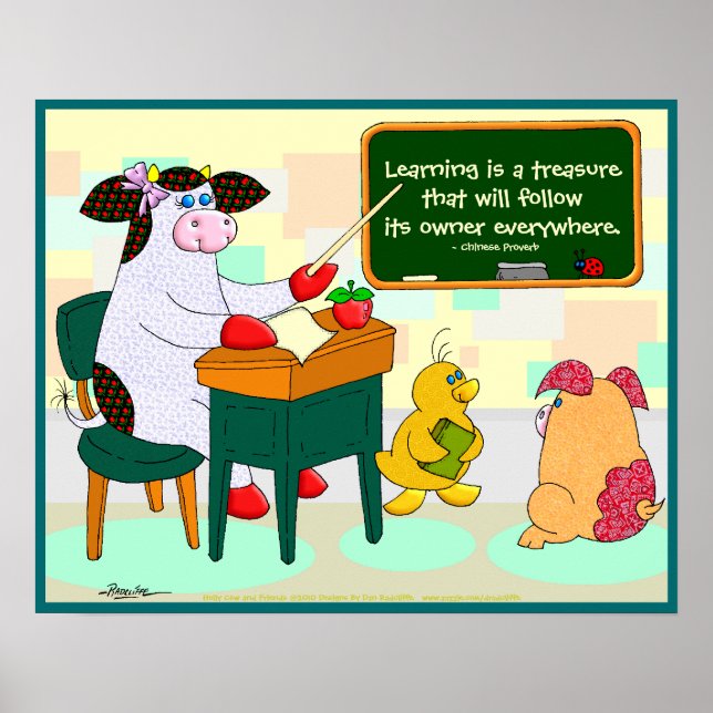 Learning Is A Treasure Poster (Front)