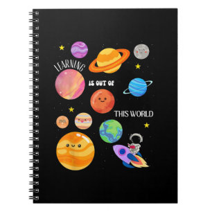 Learning Is Out Of This World Outer Space Science Notebook