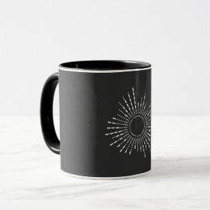 Learning Morse Code & NATO Graphic in Circle Shape Mug