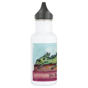 Learning To Be A Dragon Water Bottle